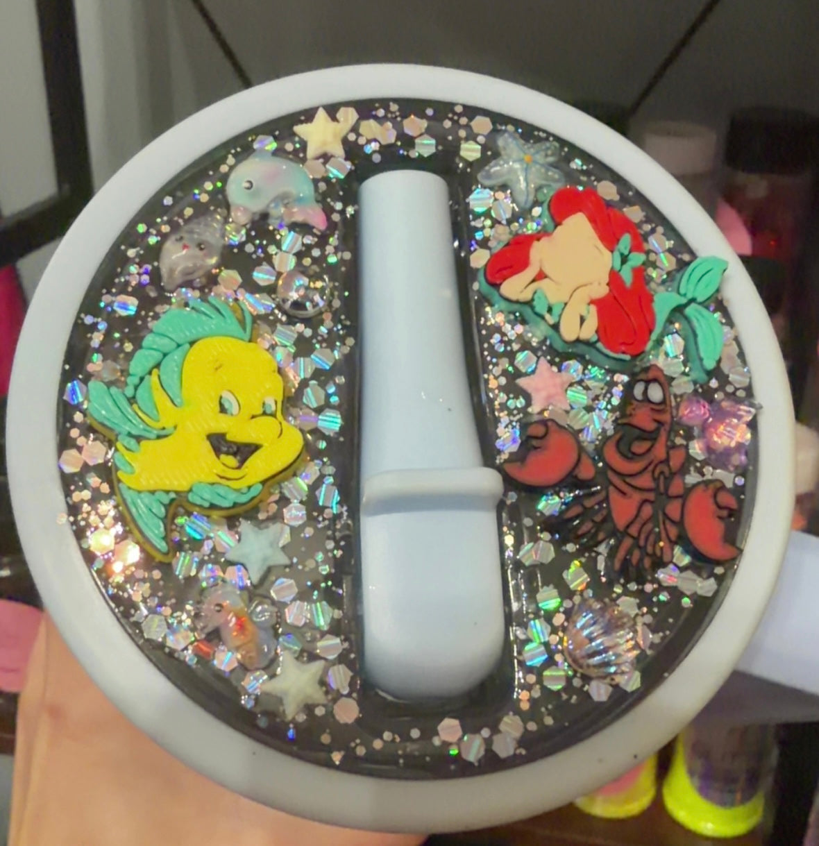Waffle 40oz stainless steel mermaid