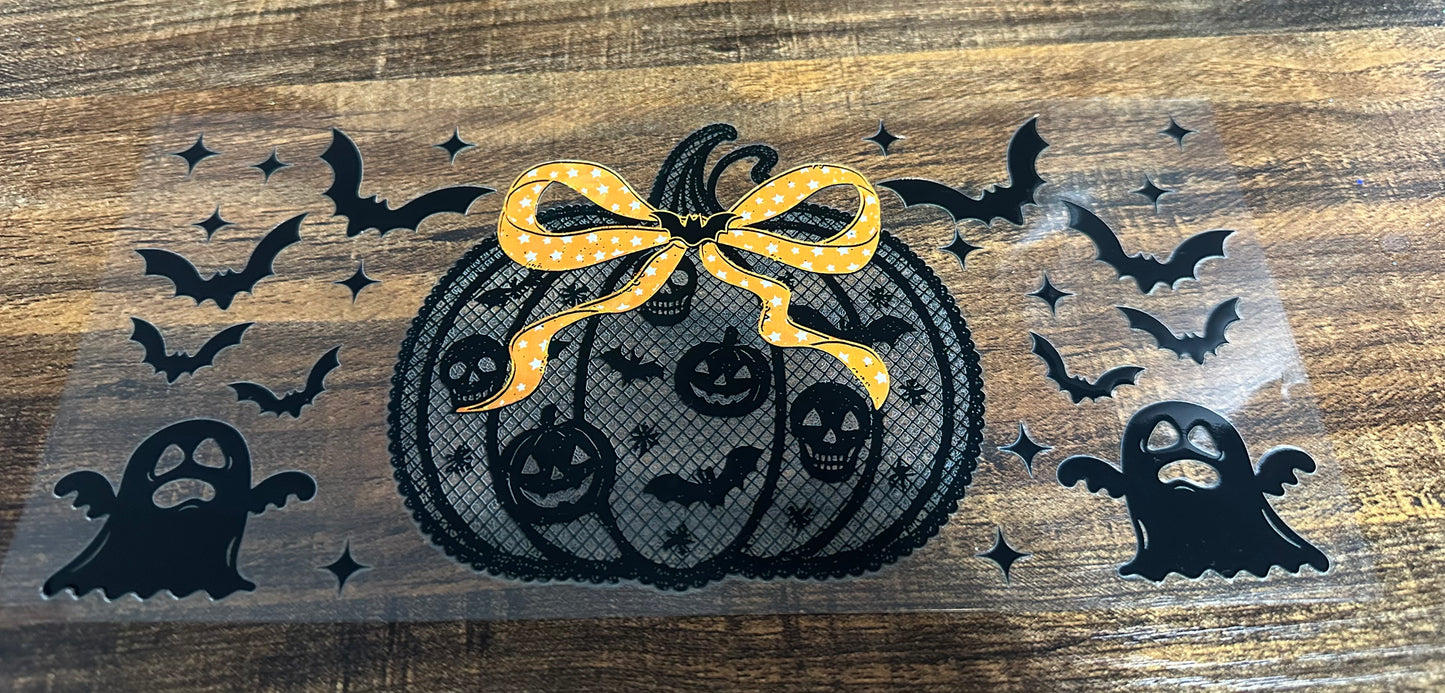 Lace pumpkin wrap
