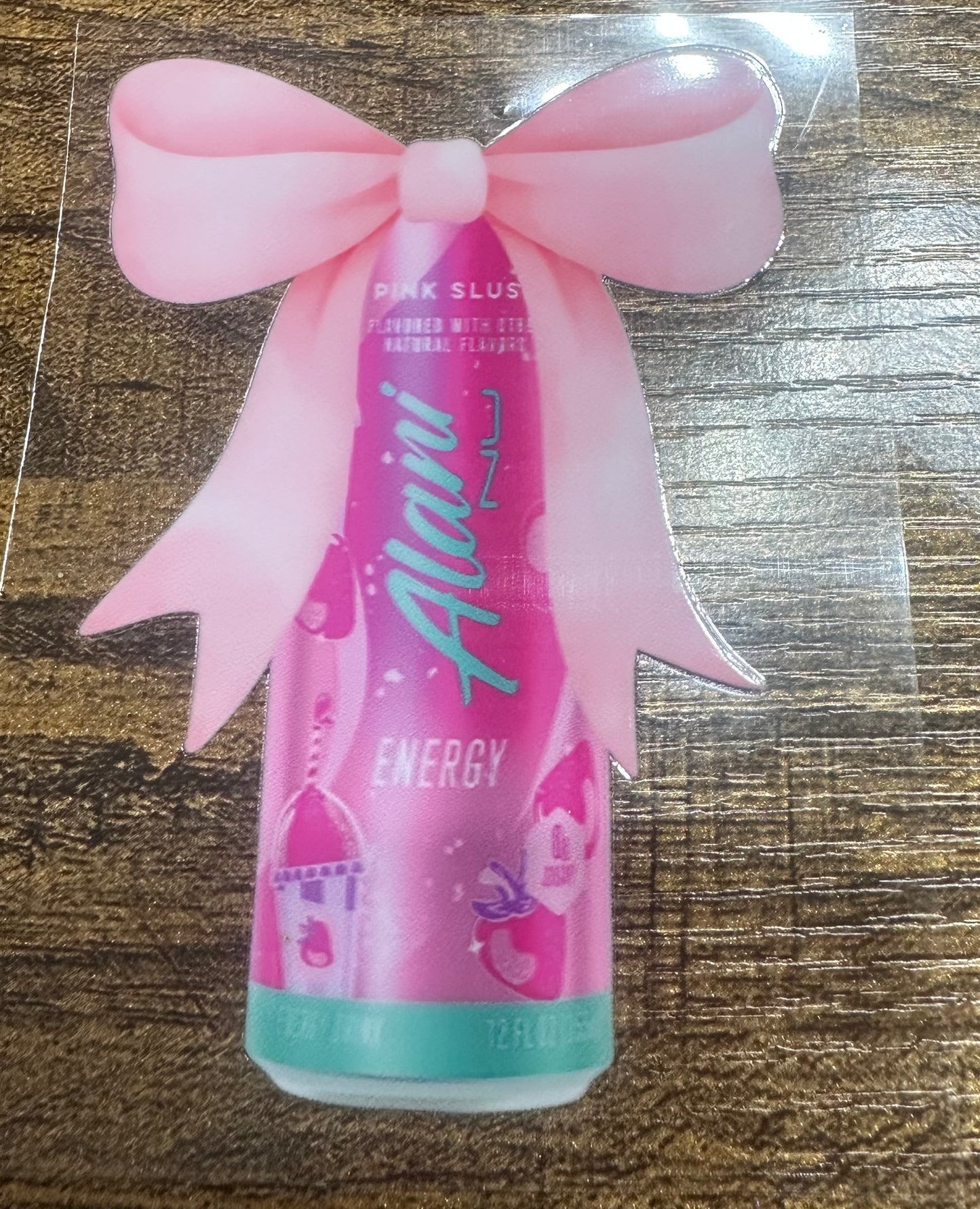 Alani pink slush decal