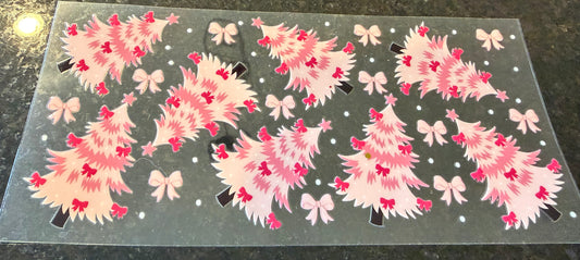 Pink Christmas trees