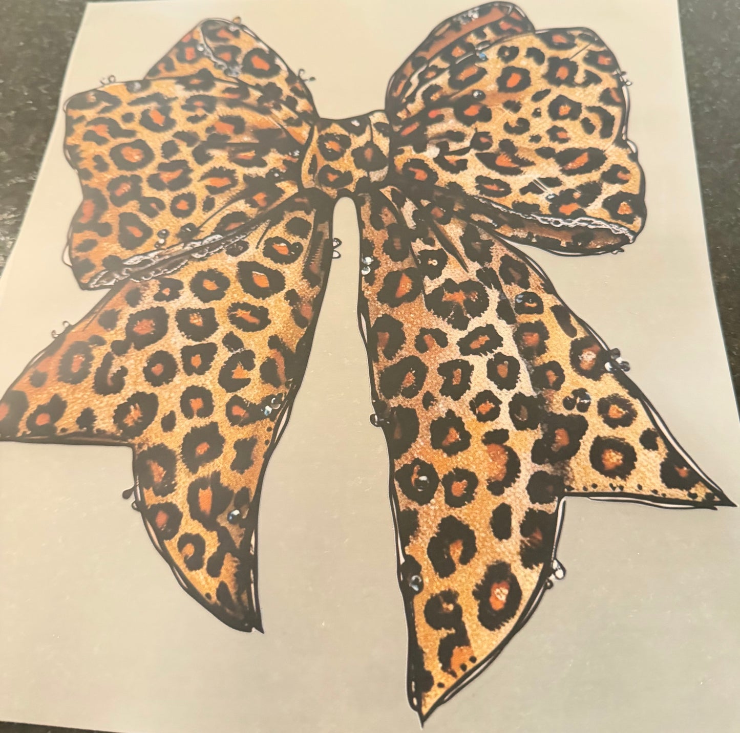 Leopard bow ￼