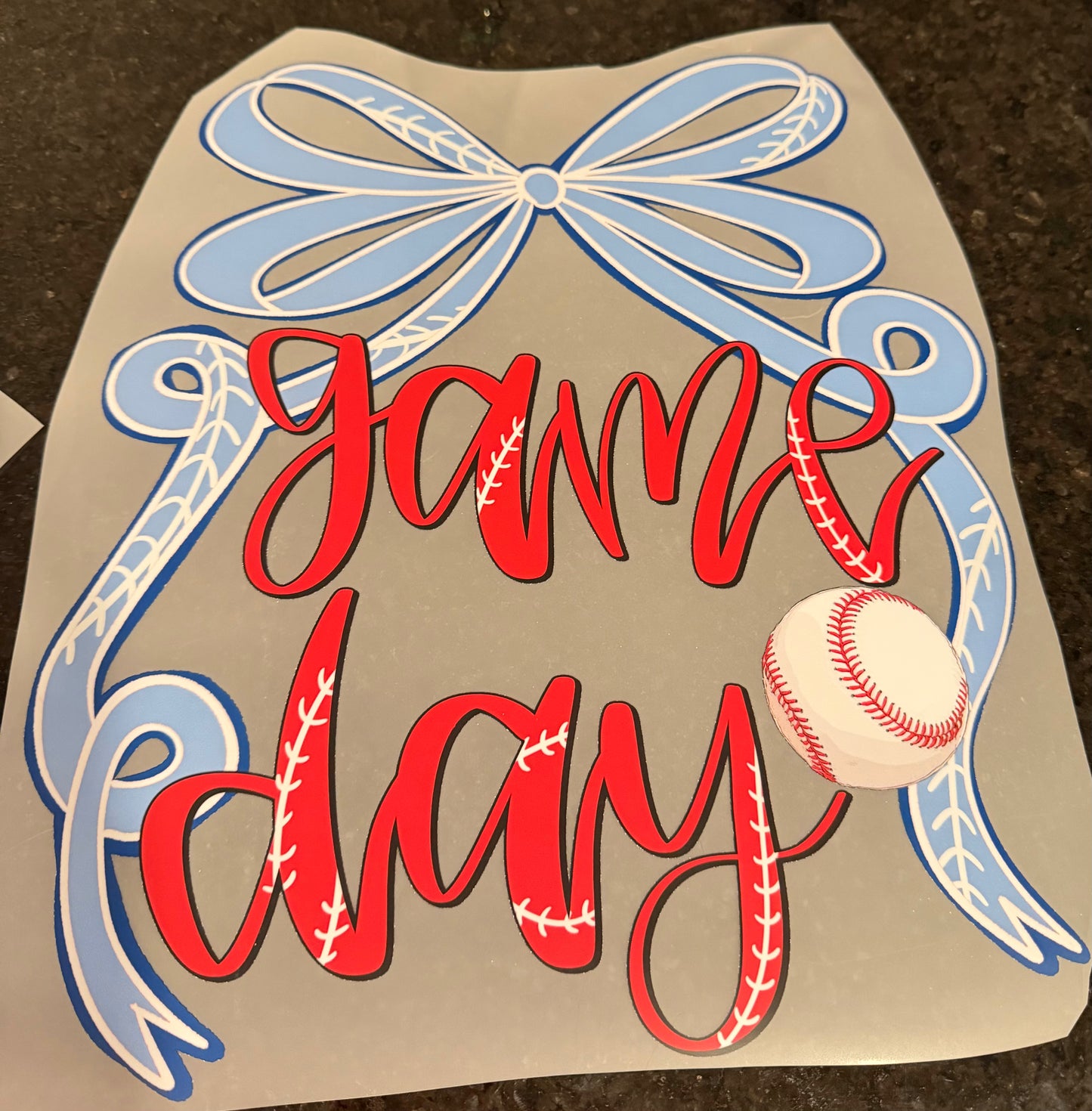 Game day baseball