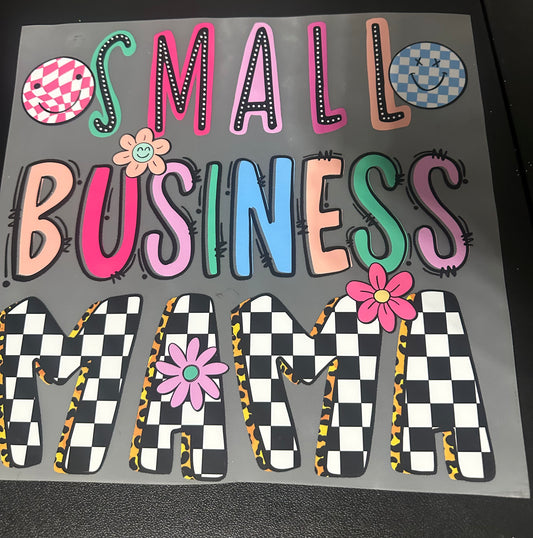 Small business mama shirt transfer