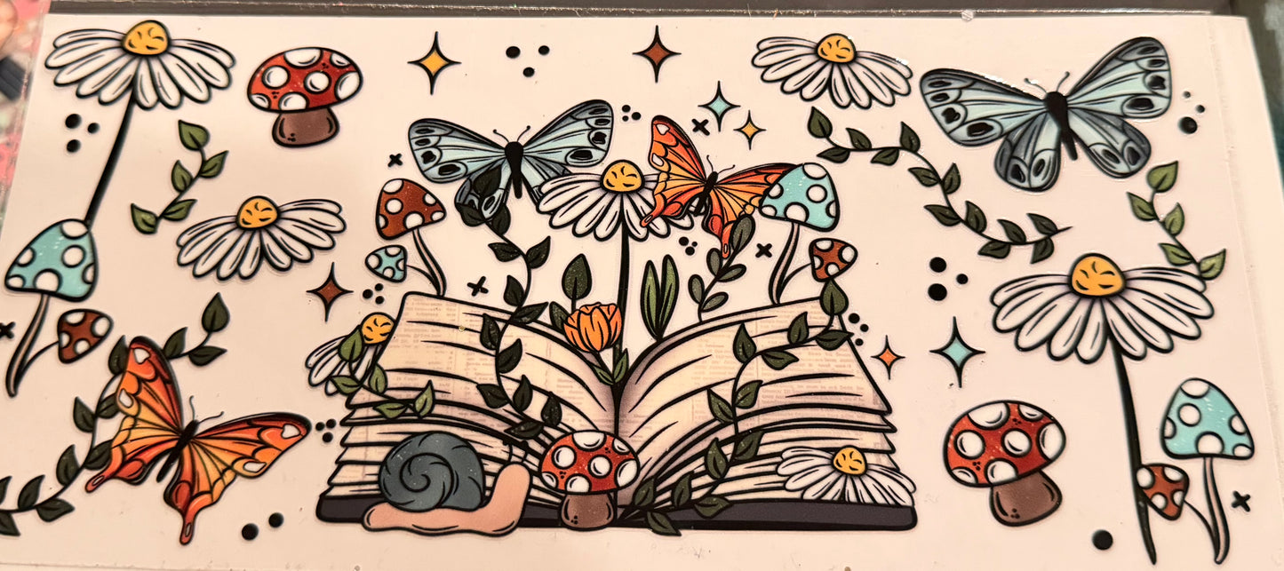 Book butterflies & floral