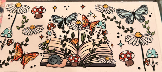 Book butterflies & floral