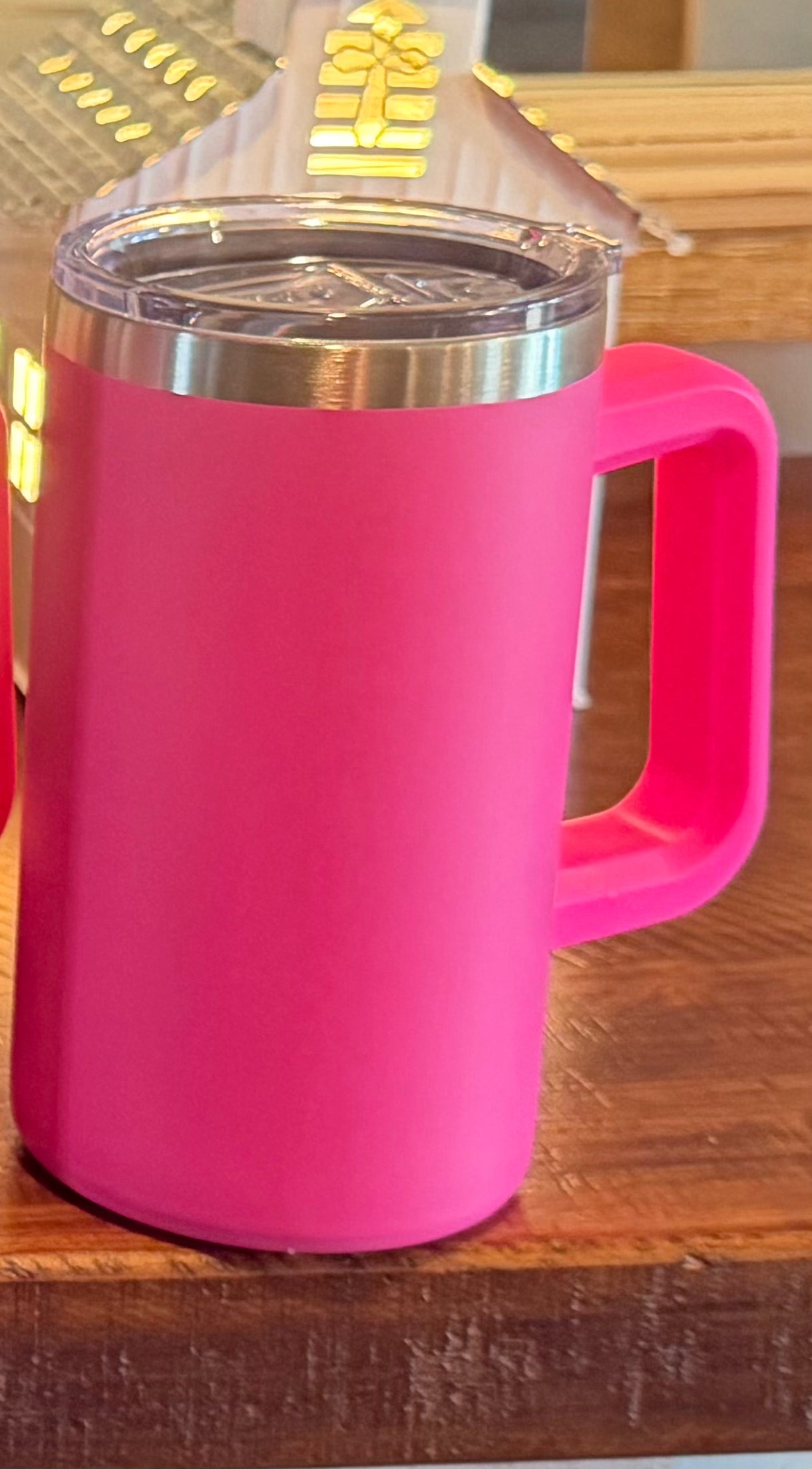 20 oz stainless steel mug (Good for hot & cold)