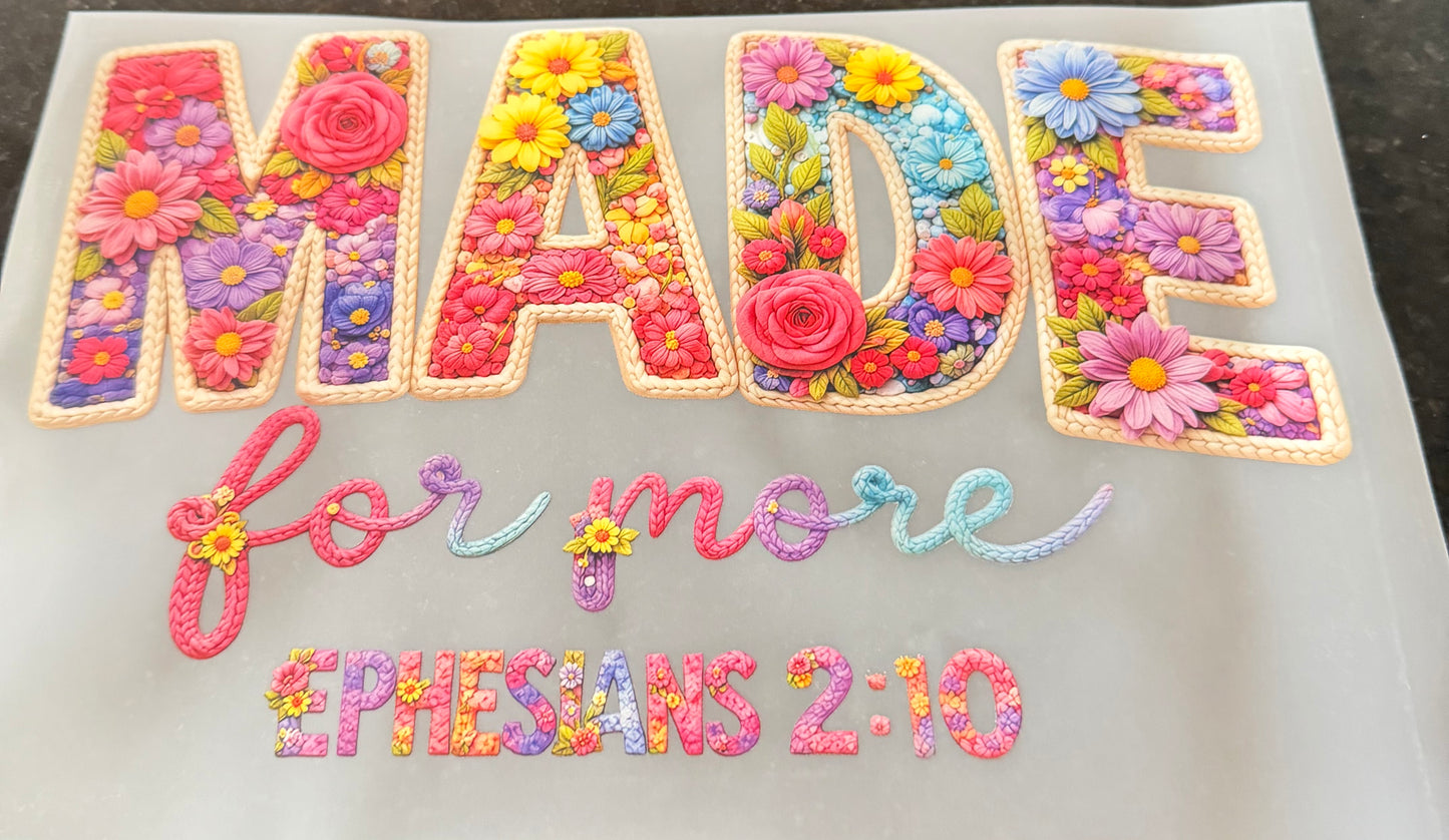 Made for more