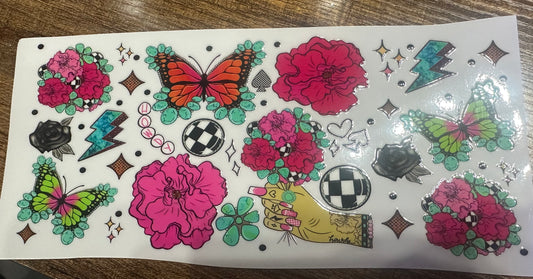 Pink howdy western wrap