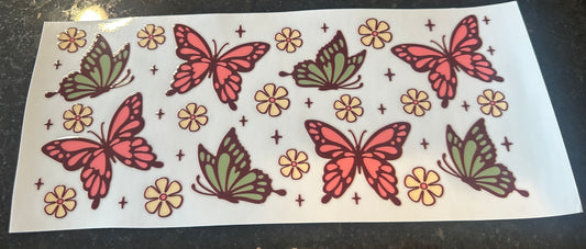 Butterflies wrap