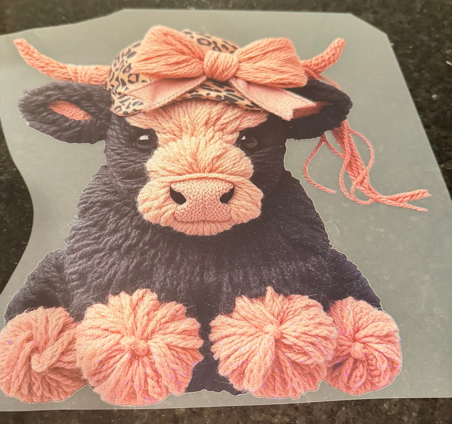 Yarn cow