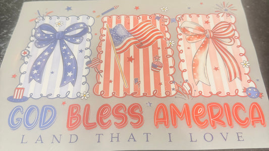 God bless America land that I love