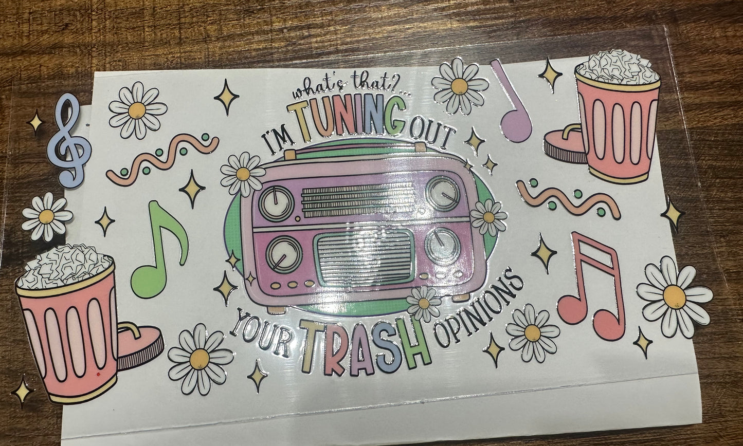 Tuning out your trash