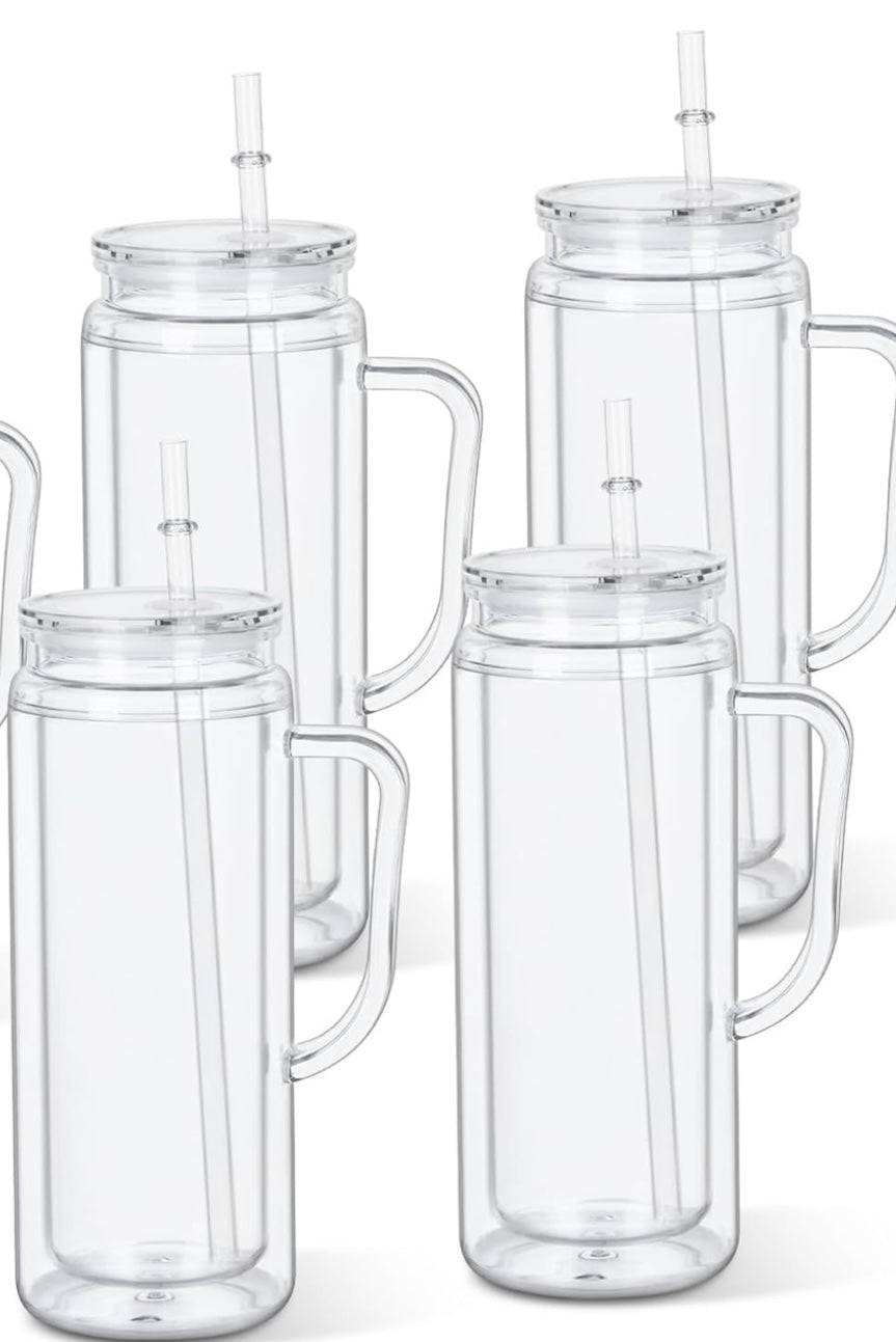 20oz acrylic with handle