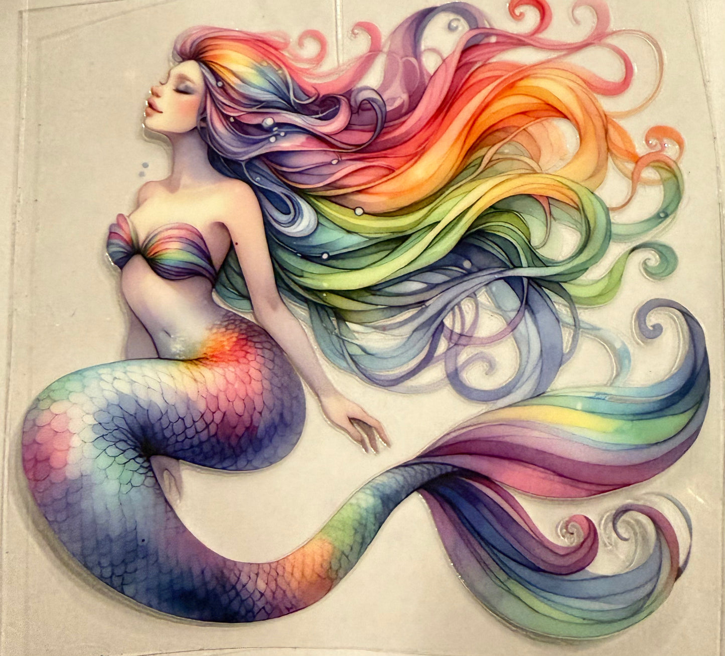 Colorful mermaid