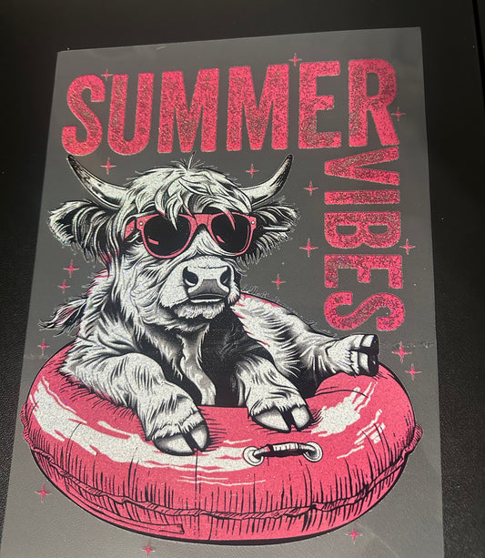 Summer Vibes shirt transfer