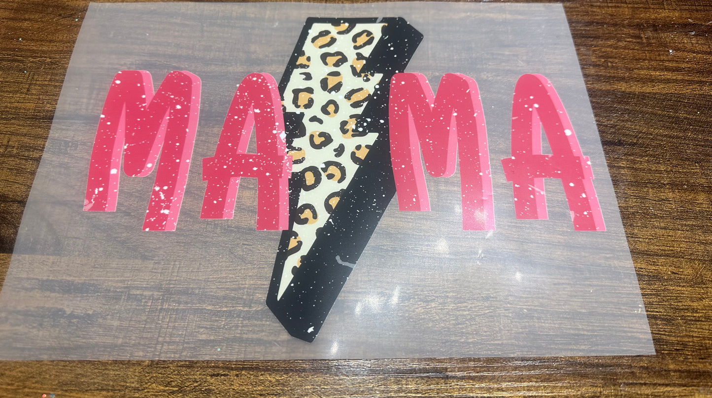 Mama shirt transfer