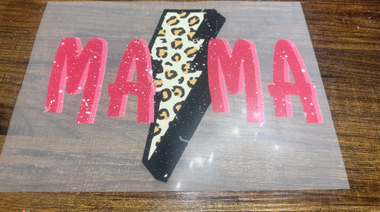 Mama shirt transfer
