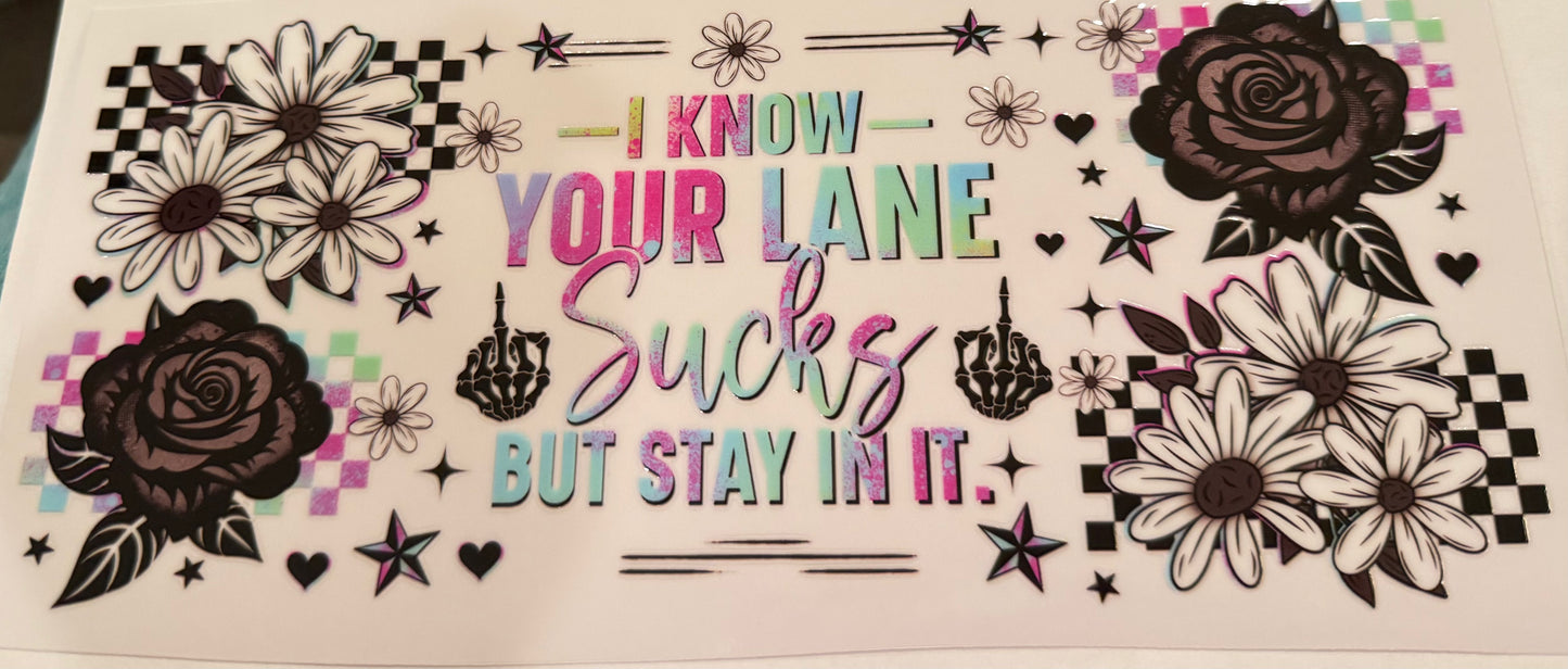 I know you’re lane sucks but stay in it ￼