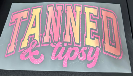 Tanned & tipsy transfer