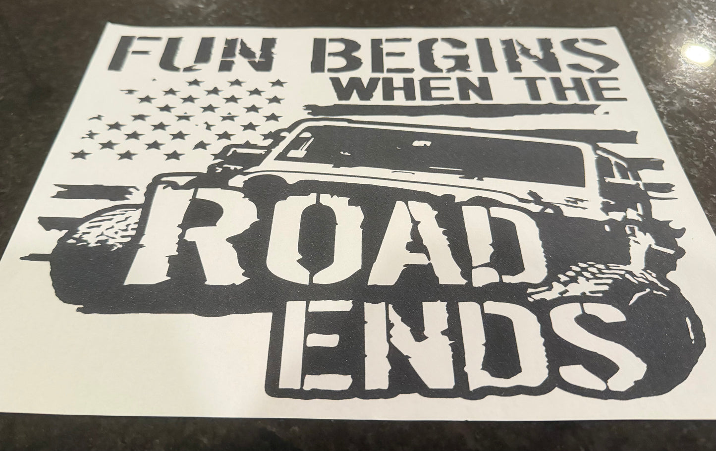 Find begins when the road ends