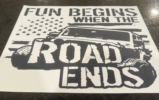 Find begins when the road ends