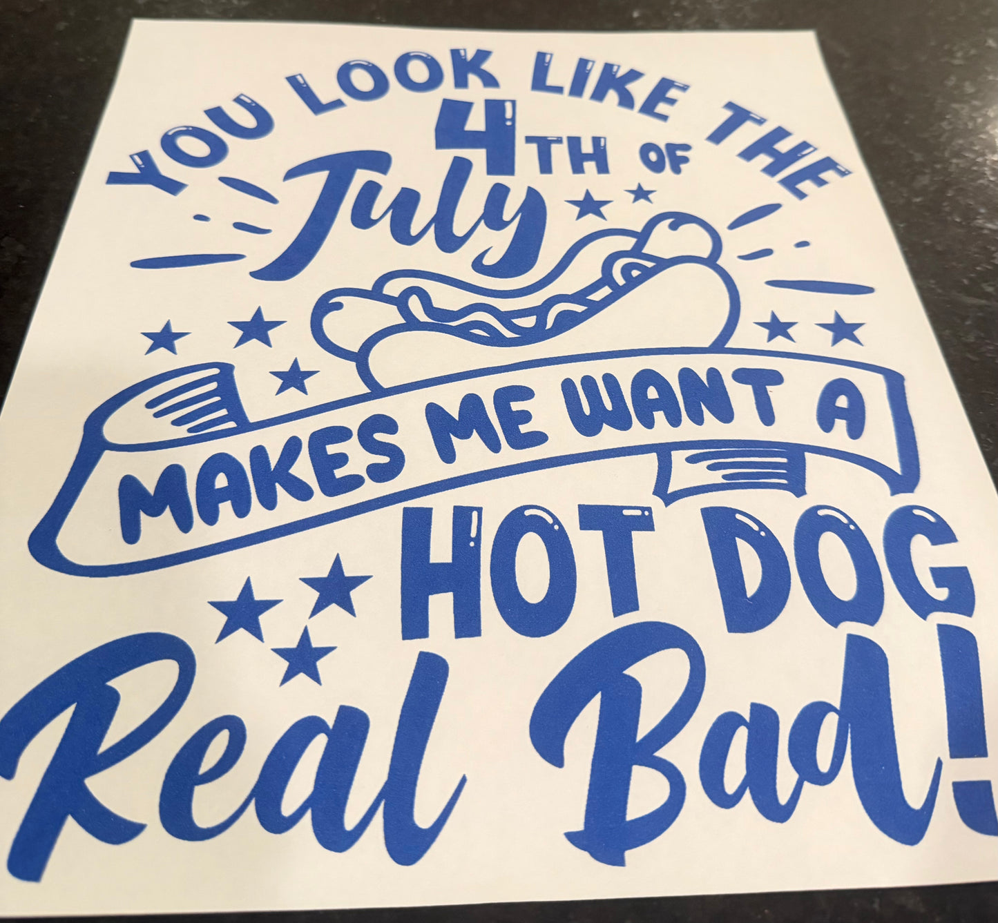 You look like the 4th of July