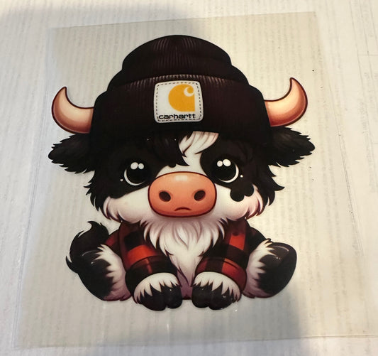 Cute cow decal