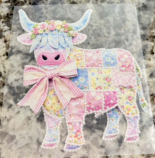 Quilted cow