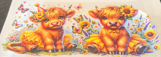 Cow yellow tutu