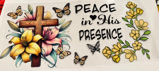 Peace in his presence