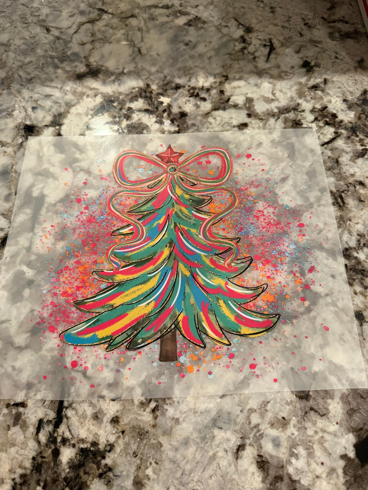 Christmas tree transfer