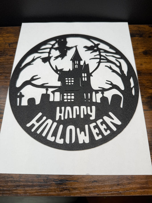 Happy Halloween wall sign