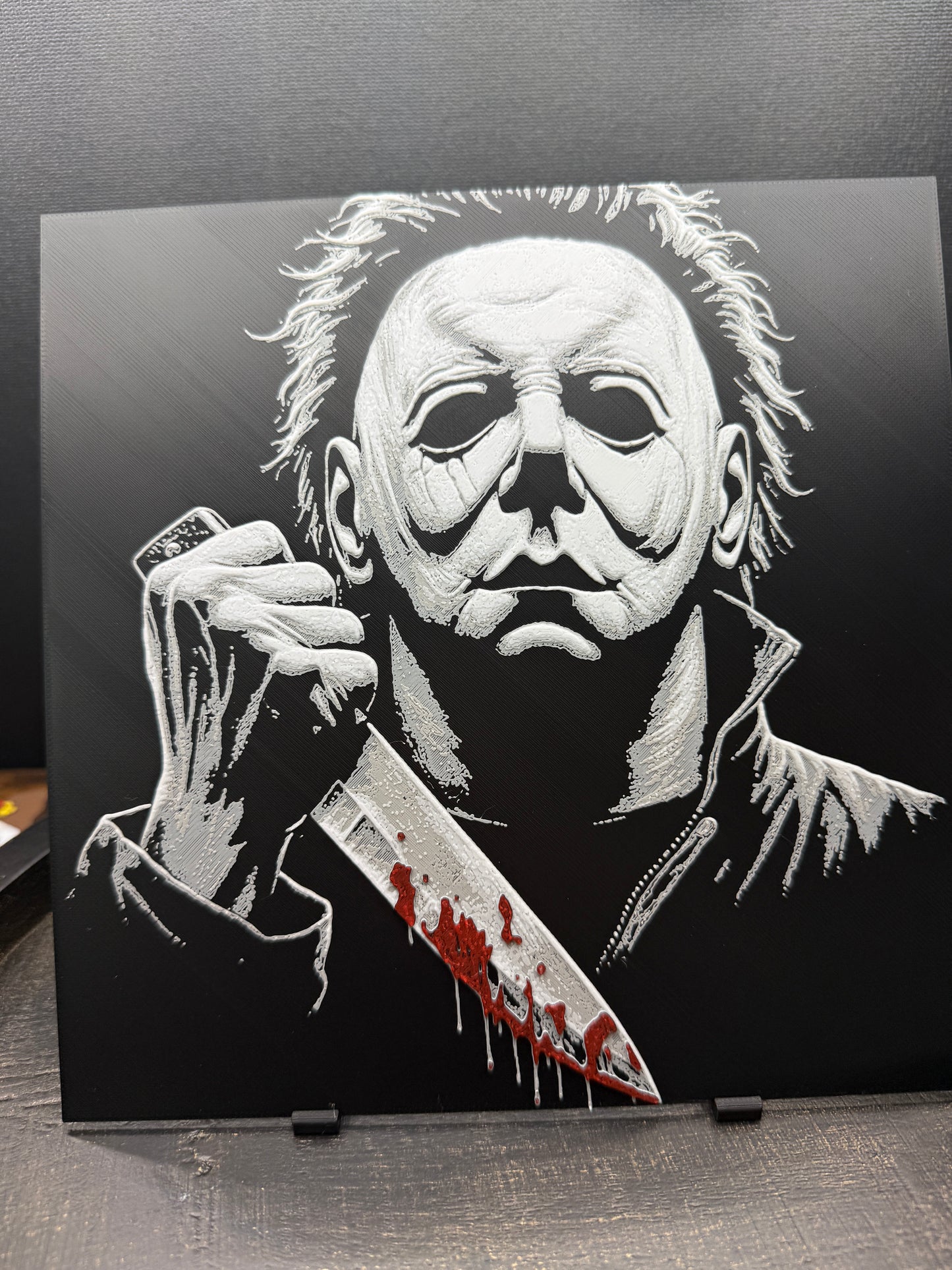 Michael Myers 3d painting