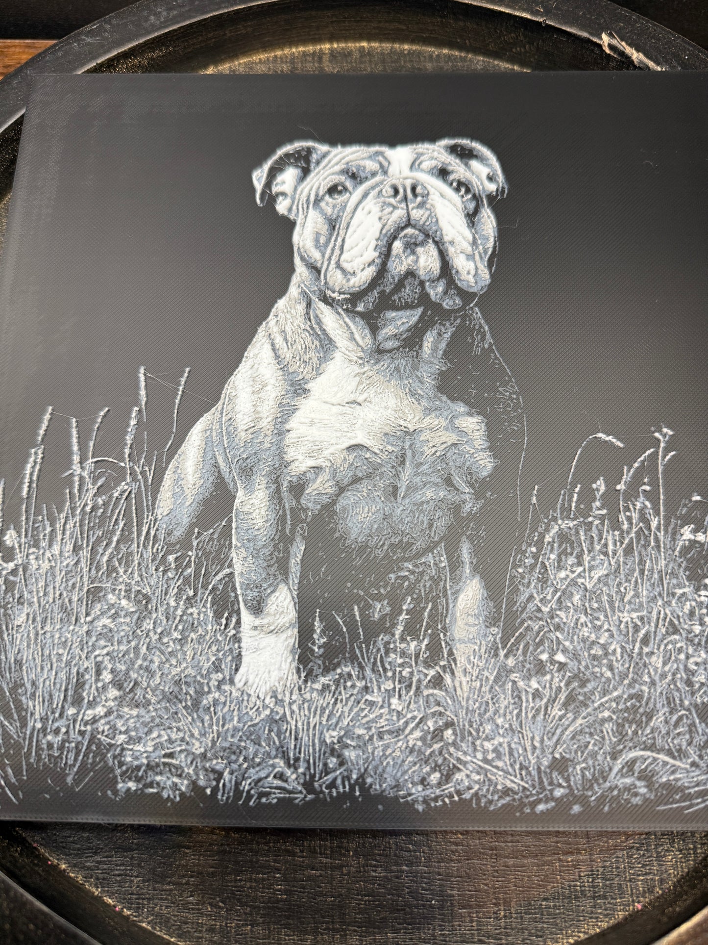 Bulldog print