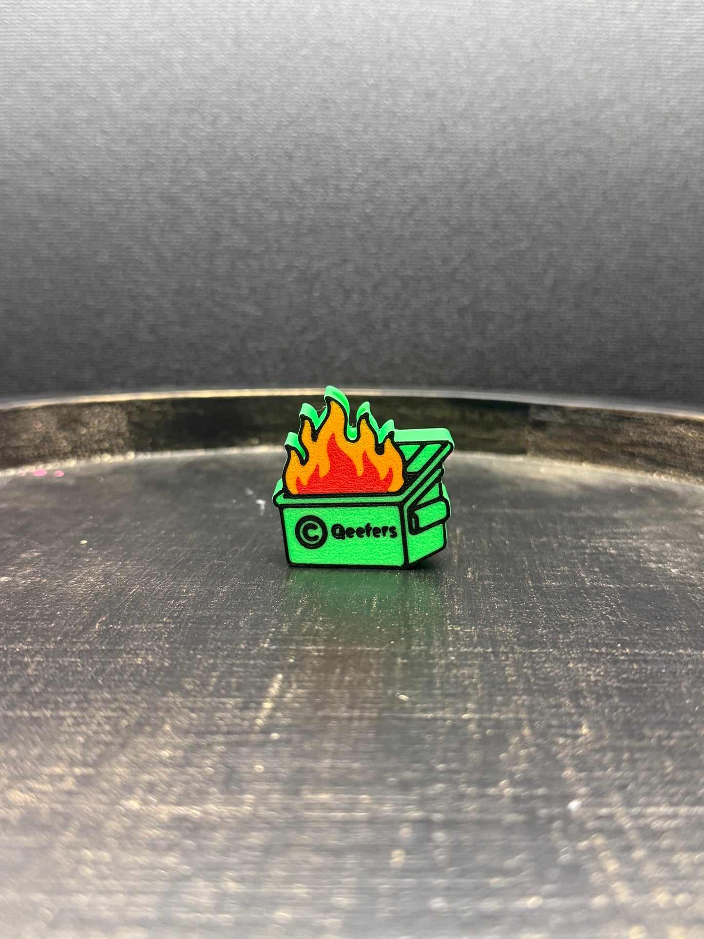 Dumpster fire topper