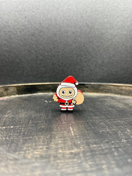Santa labubu topper