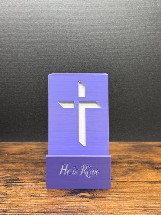 He is Risen phone stand and pen holder combo