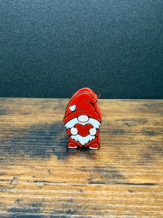 Heart gnome topper