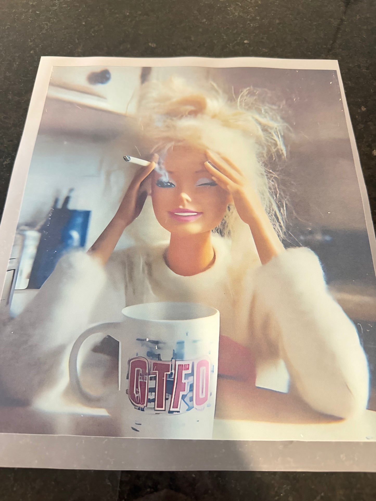 GTFO funny Barbie