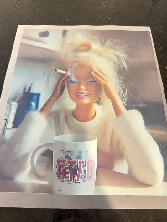 GTFO funny Barbie