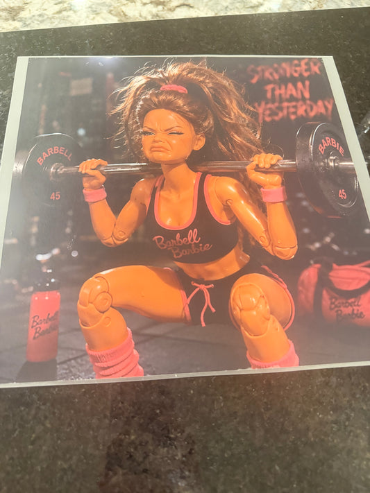 Brunette workout Barbie