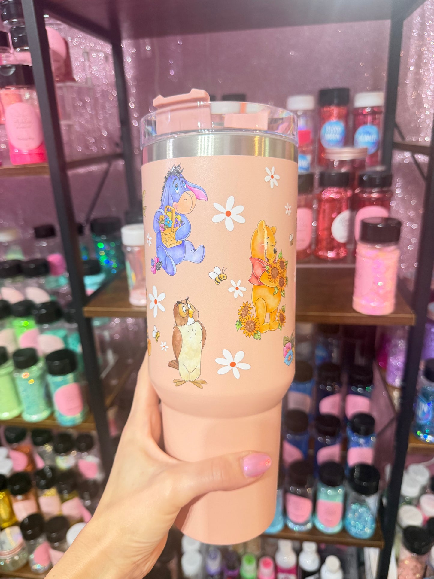 Premade Pooh 40oz stainless steel