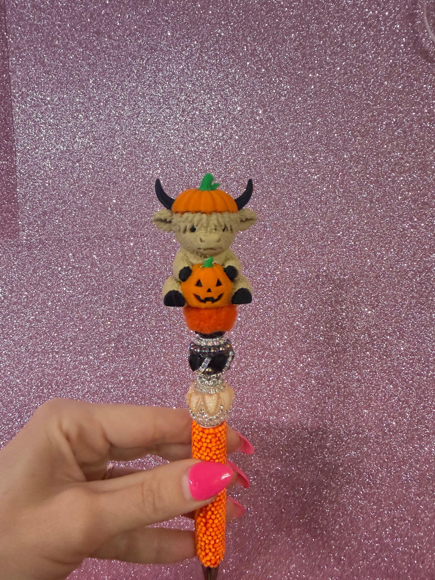 Pumpkin highland cow