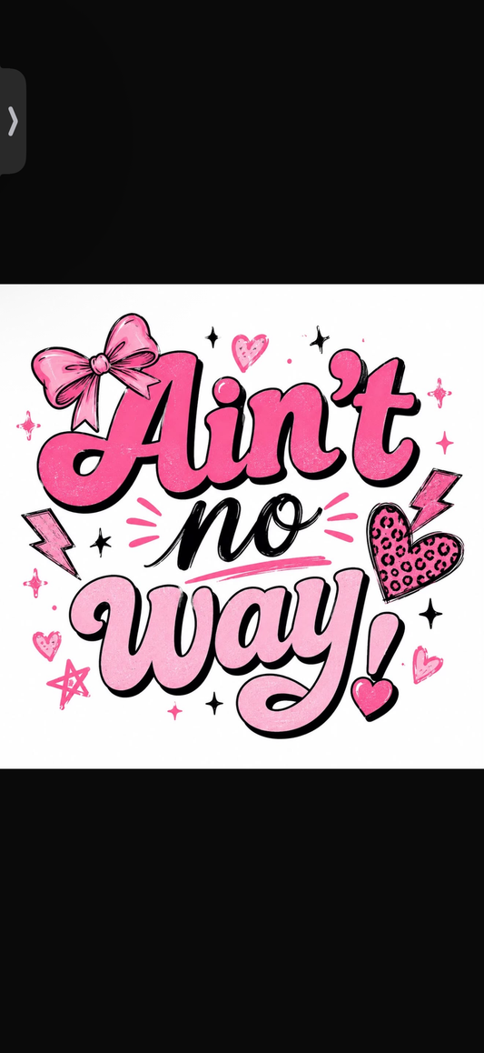 Ain’t no way transfer