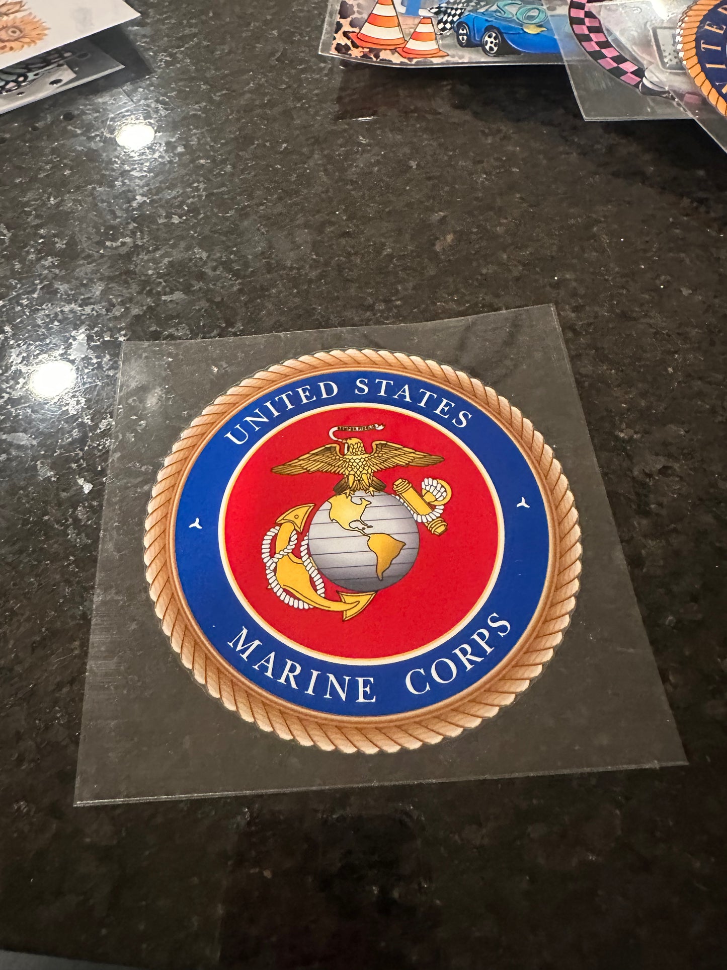Marine corp decal