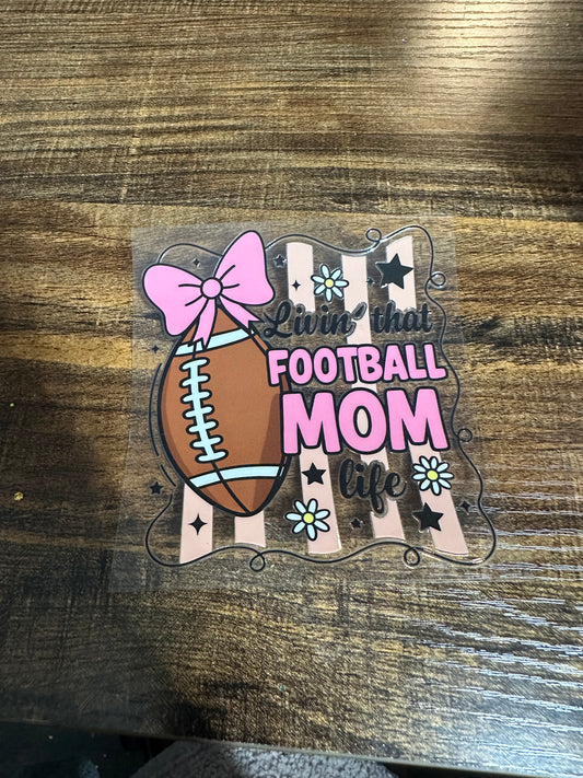 Football mom decal