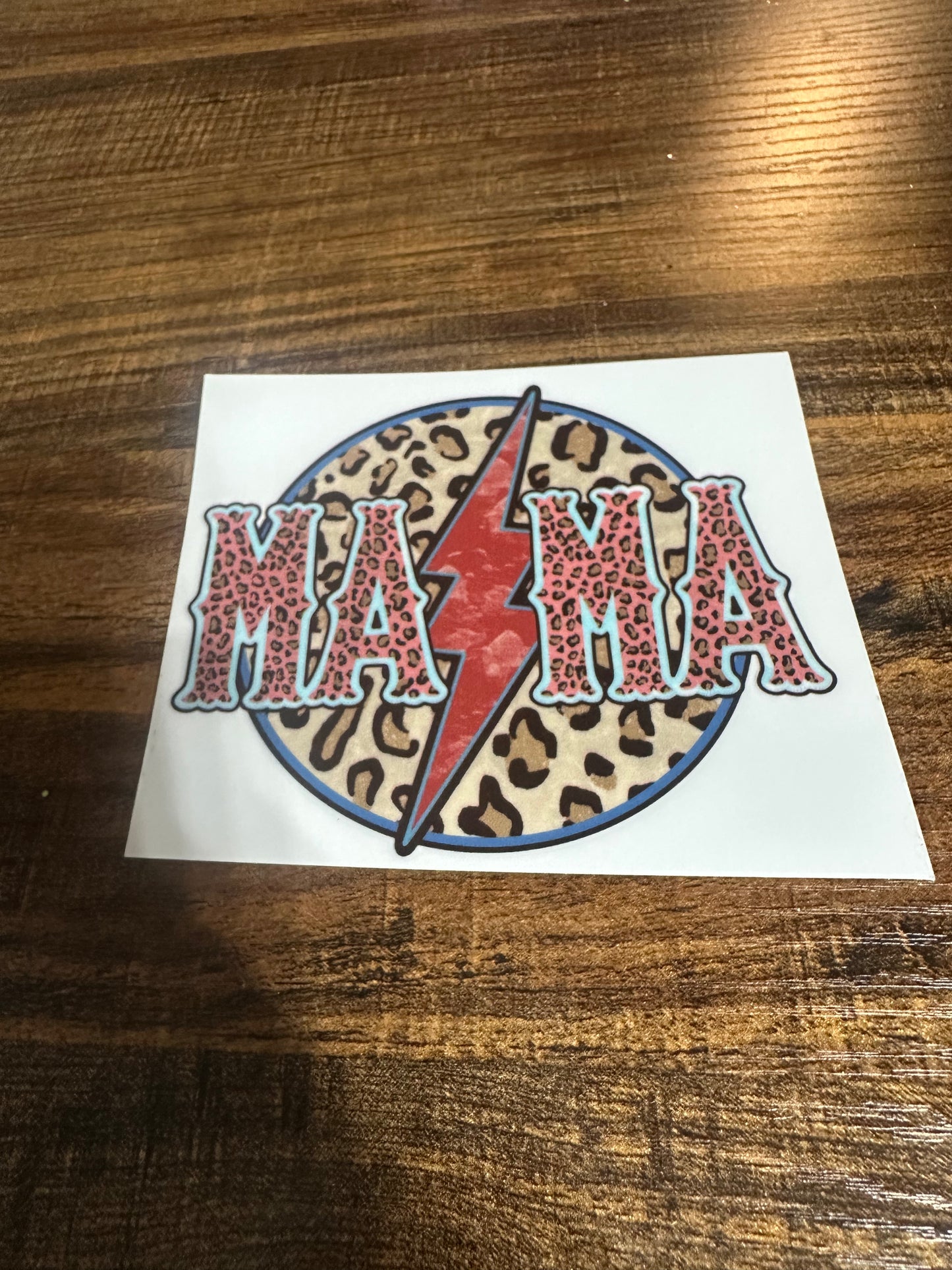 Mama cheetah decal