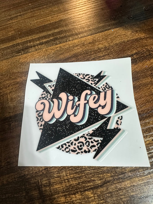 Wifey decal