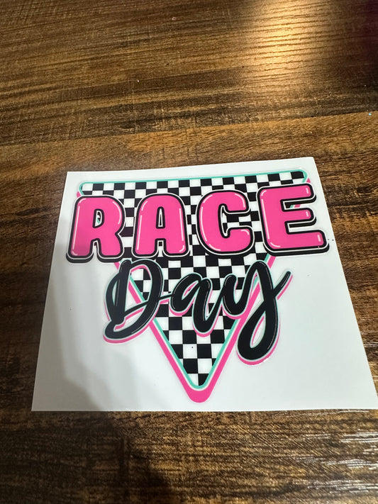 Race Day decal