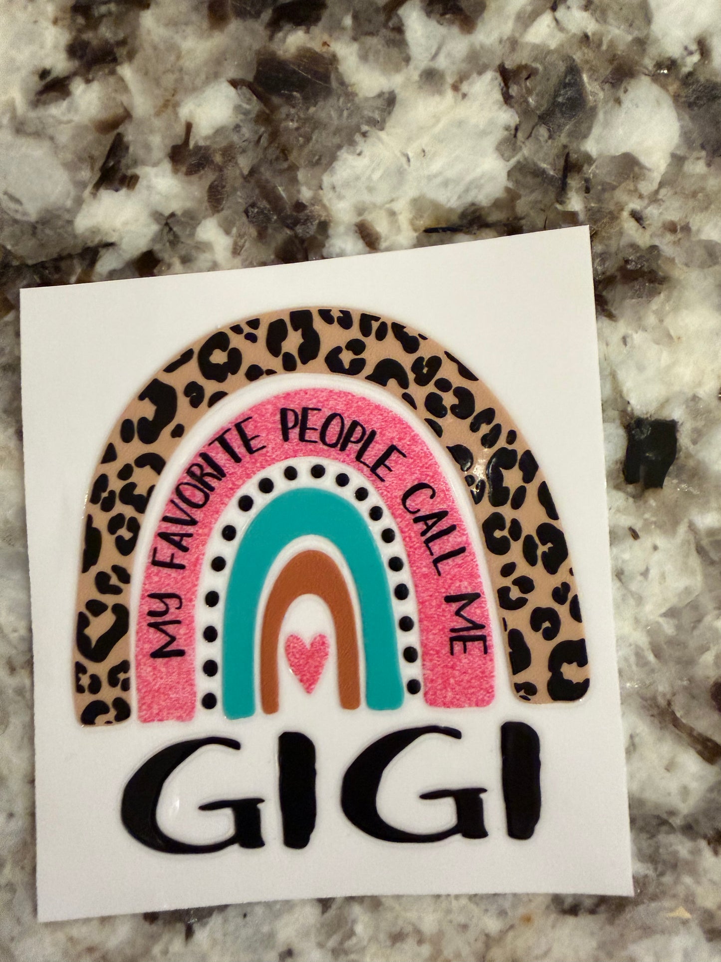 My favorite people call me GiGi